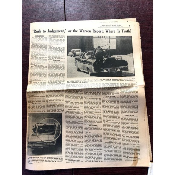 Lot Collection JFK Magazines, Book, Newspaper and Union Pamphlet - Picture 10 of 13